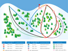 Схема парка и описание трасс